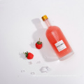 500ml Empty Bottle Glass 750ml Liquor High End Home-made Cider Juice Bottle  Clear Wine Bottles with Sealed Lids